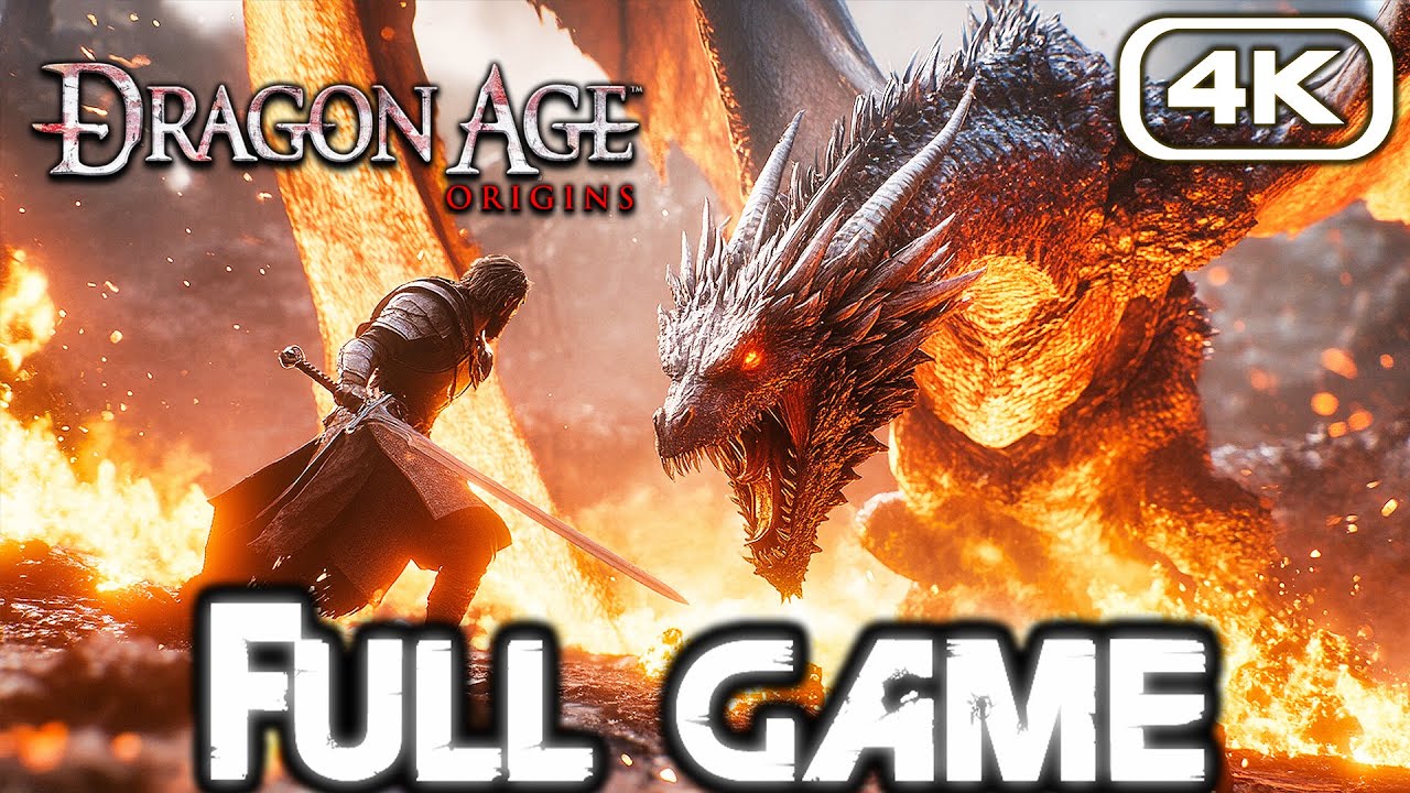 DRAGON AGE ORIGINS Gameplay Walkthrough FULL GAME (4K 60FPS) No Commentary