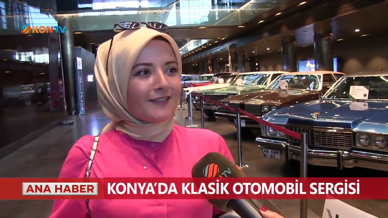 Konya'da Klasik Otomobil Sergisi