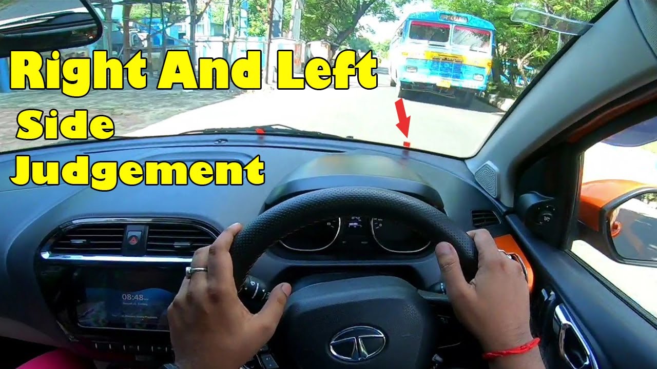 How to judge left and right side while driving car