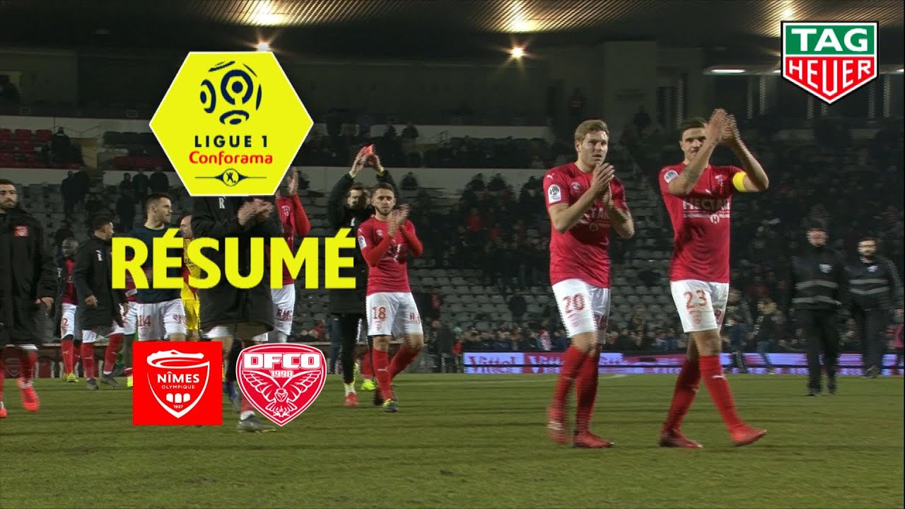 N&icirc;mes Olympique - Dijon FCO ( 2-0 ) - R&eacute;sum&eacute; - (NIMES - DFCO) / 2018-19