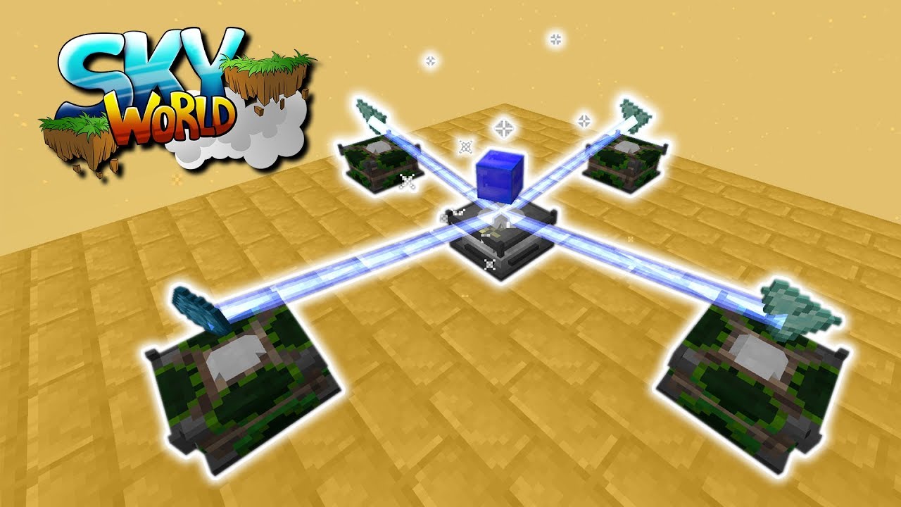 Item Fusion! Tier 2 Grow Crystal! - #6 - Minecraft Sky World
