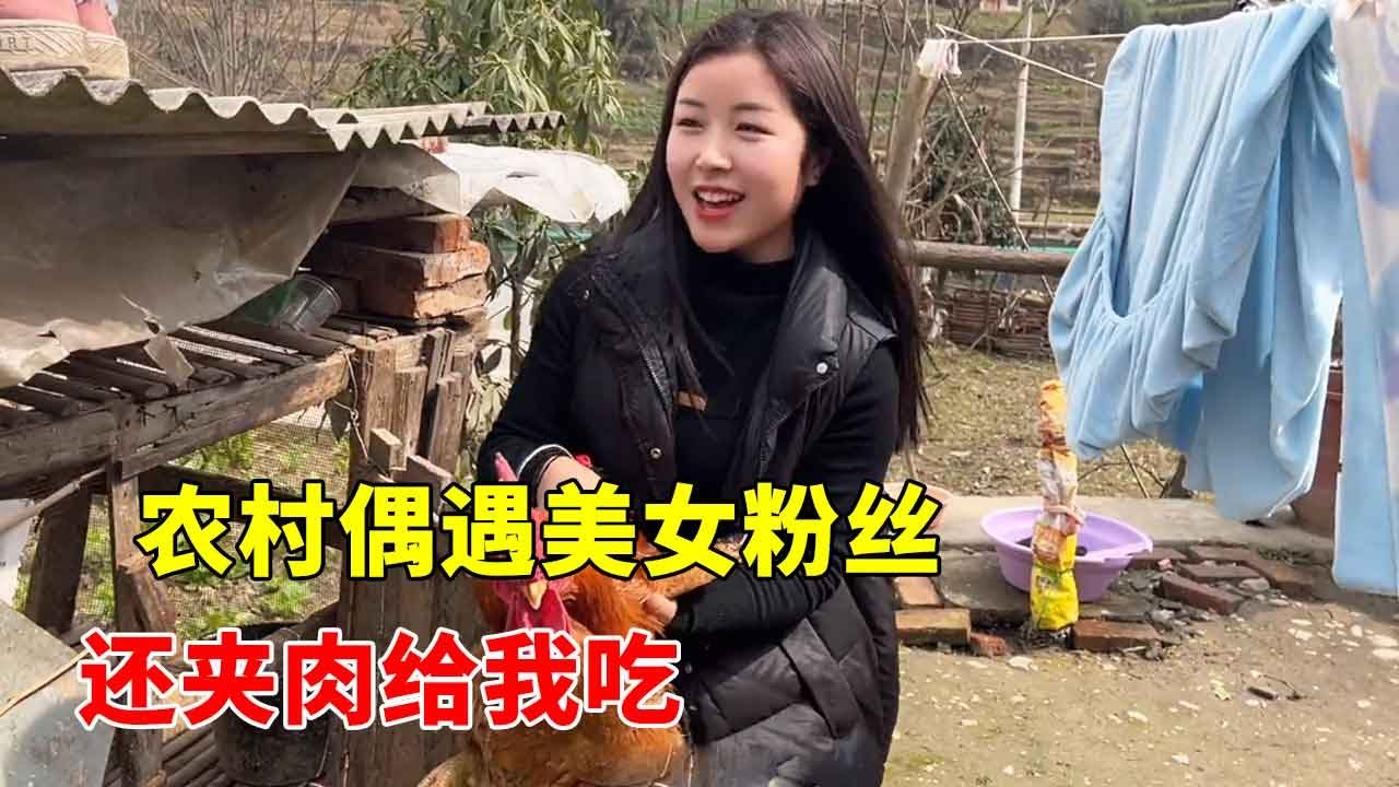 汉中遇美女粉丝，二话不说直接安排土鸡，太热情了【大超走四方】