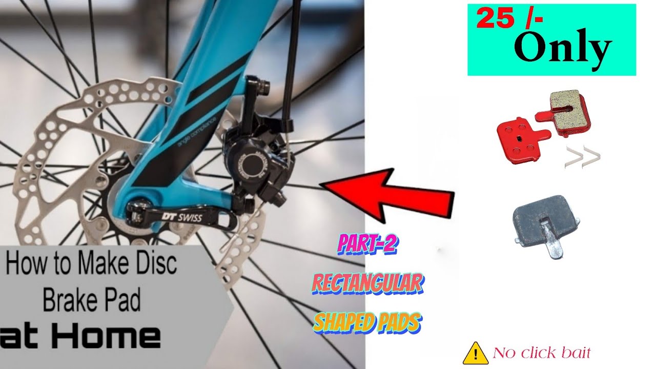 How to make mtb brake pad(Disc brake pad) at home DIY