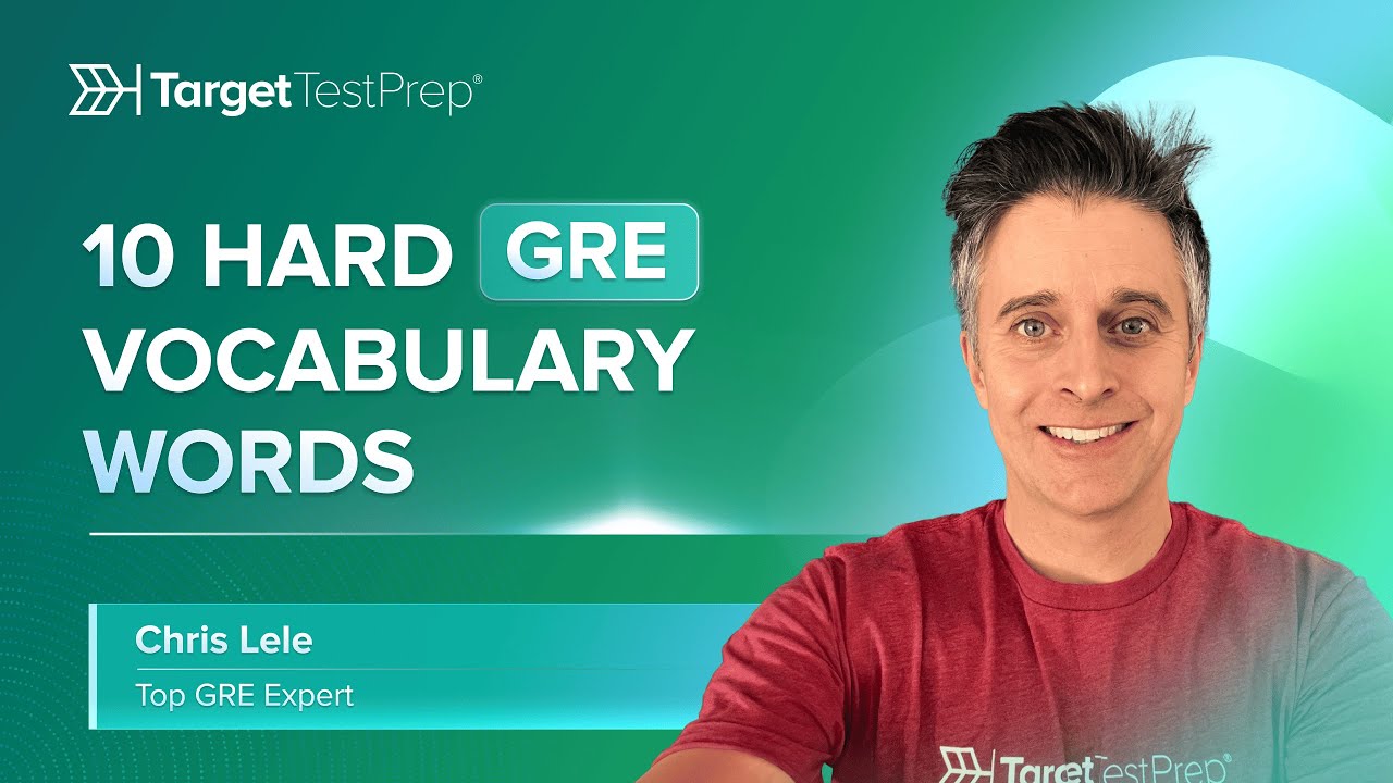 10 Hard GRE Vocabulary Words! 💪📚 | Meanings & Simple #GRE Tips!