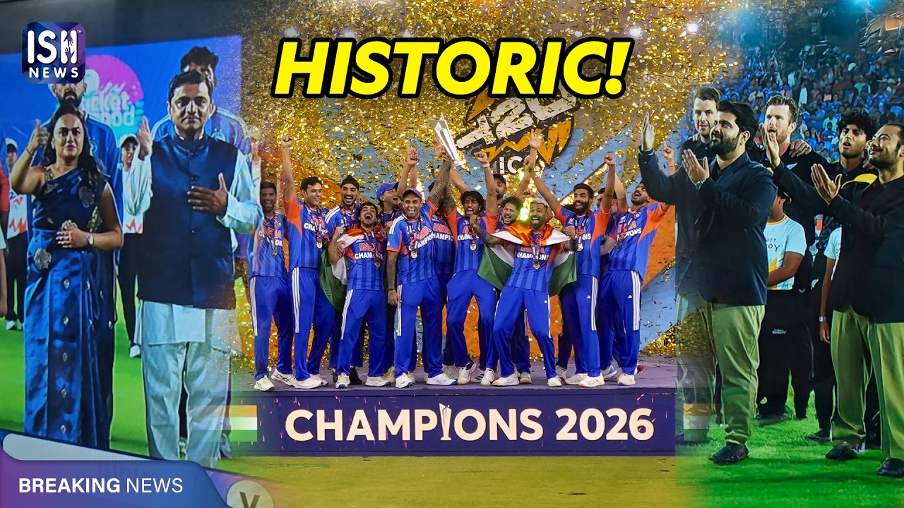 India Wins T20 Men’s World Cup Third Time: Creates History! | ISH News