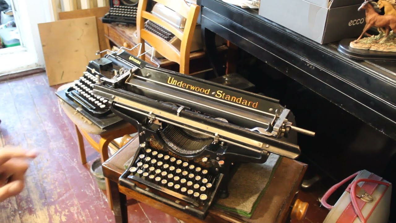 Ундервуд - как работать? | краткая инструкция печатная пишущая машинка typewriter Underwood