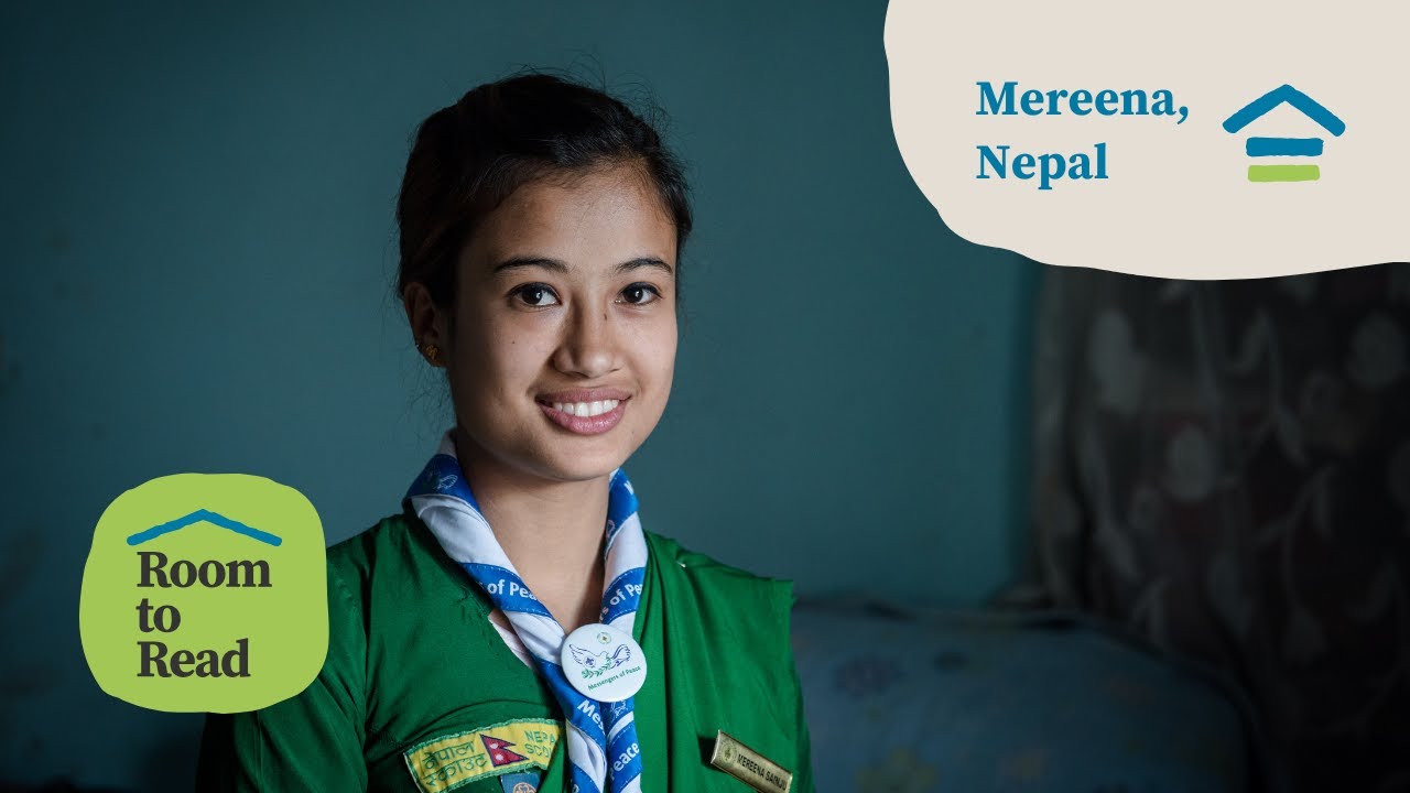 The first in her family to chart her own future: Meet Mereena from Room to Read Nepal