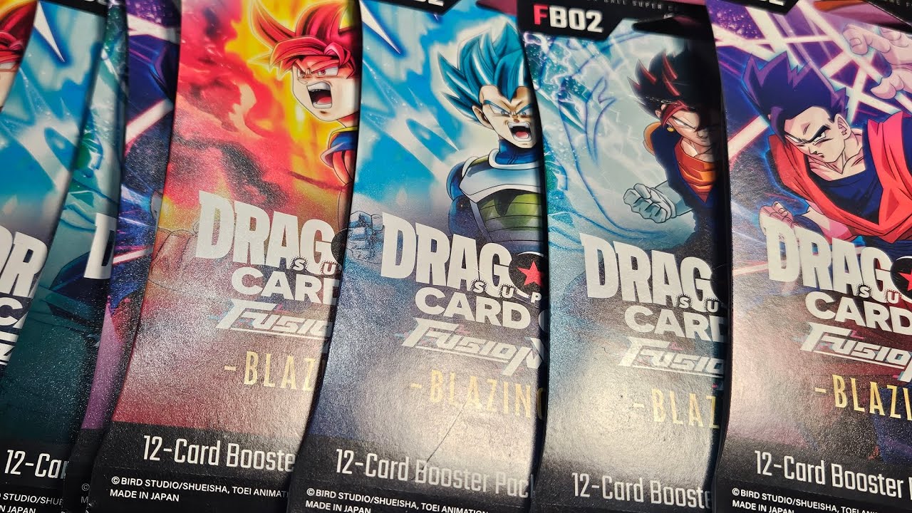 Dragonball Super Fusion World  Blazing Aura Pack Opening x20
