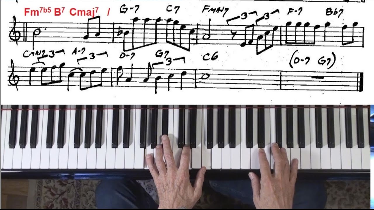 Misty tutorial in C  ✰ Jazz Piano College ✰ marked safe for beginners