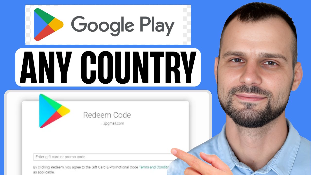 Redeem Google Play Gift Cards from Any Country Easily 🎁😁