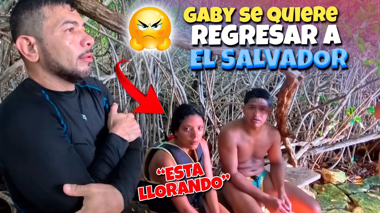 Gaby se quiere regresar para el Salvador, le dijo a camarón que le comprara el vuelo 😬