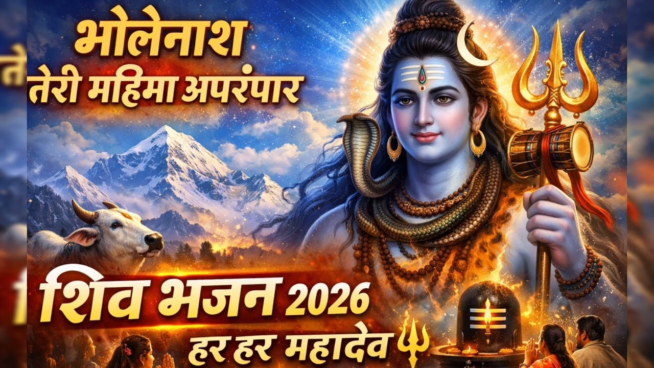 Shiv Bhajan 2026 | भोलेनाथ तेरी महिमा अपरंपार | Har Har Mahadev Bhajan | Latest Shiv Bhajan