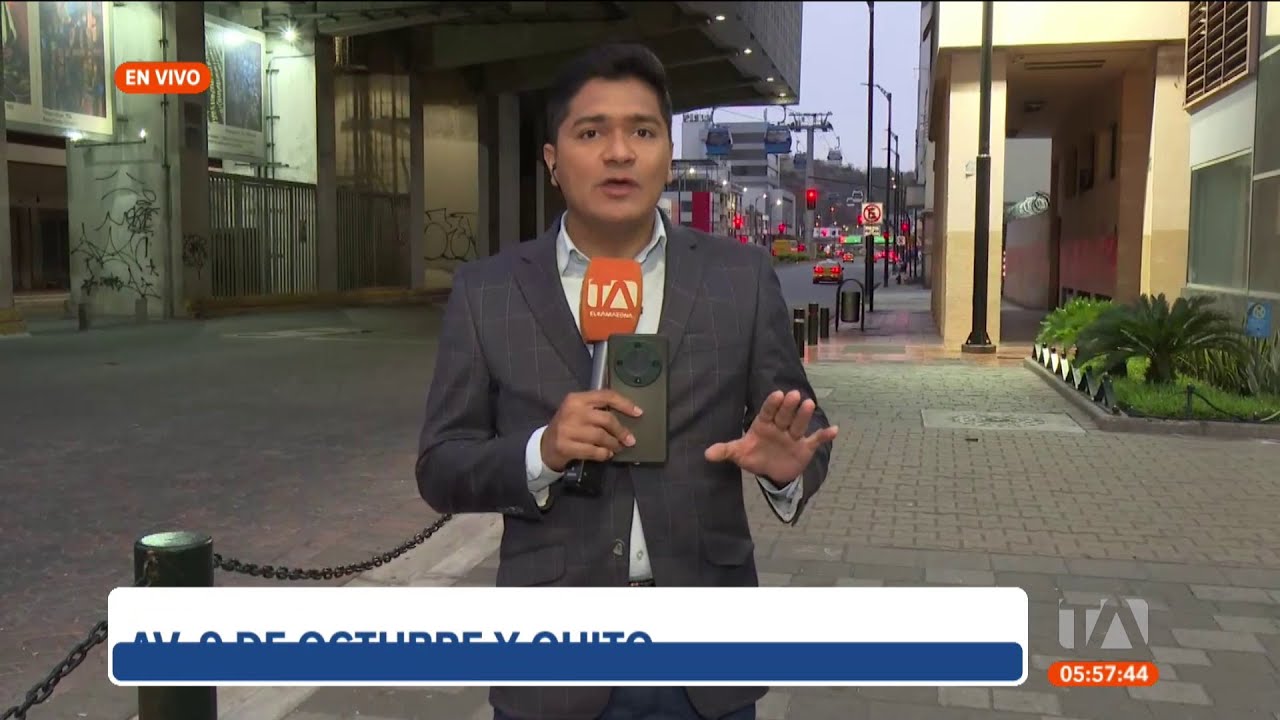 Se registró el asesinato de un hombre en la Av. 9 de Octubre y Quito, centro de Guayaquil
