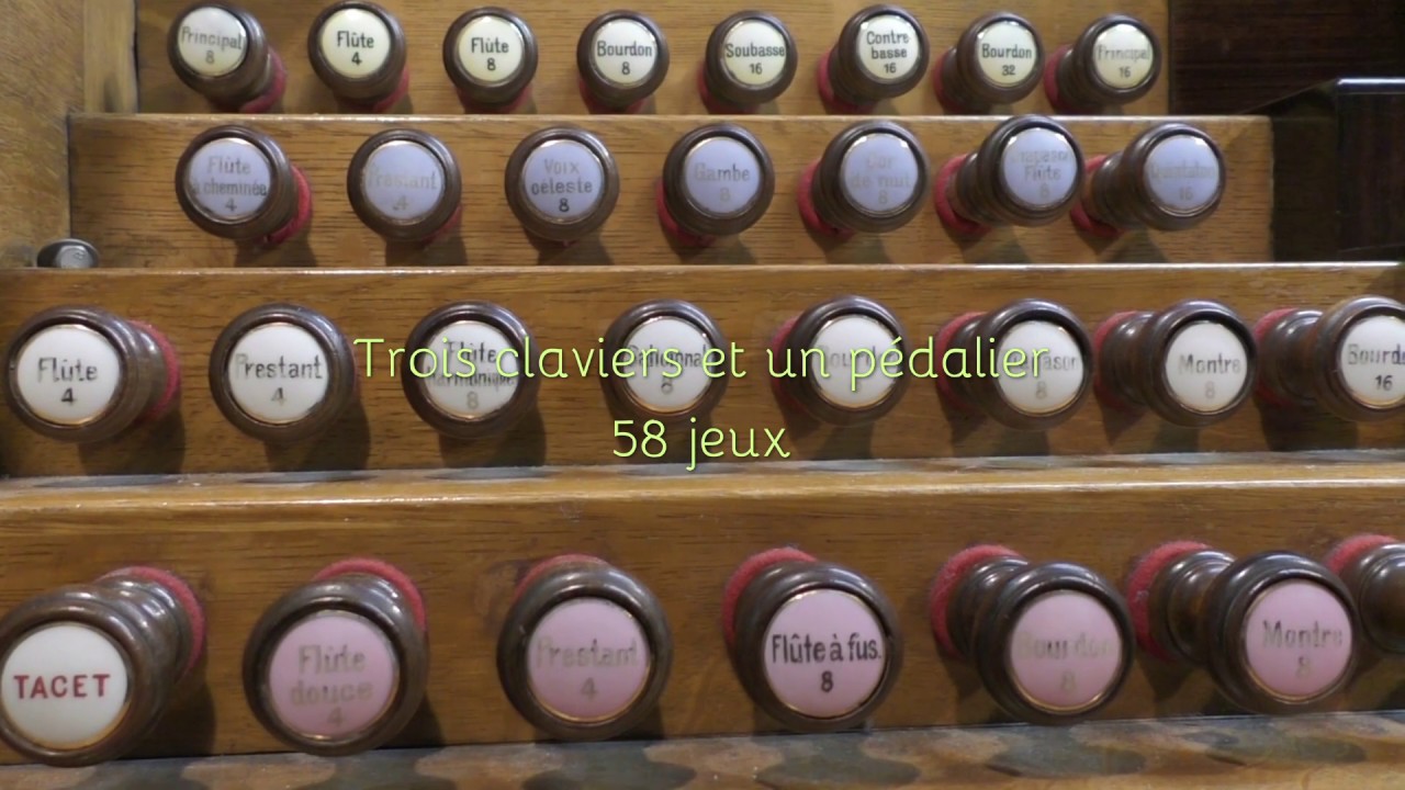 Les coulisses du grand-orgue de la Cathédrale d'Amiens