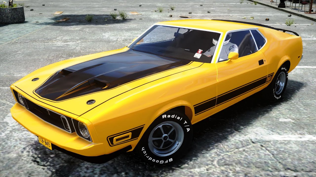 GTA IV 1973 Ford Mustang Mach 1 Crash Testing HD