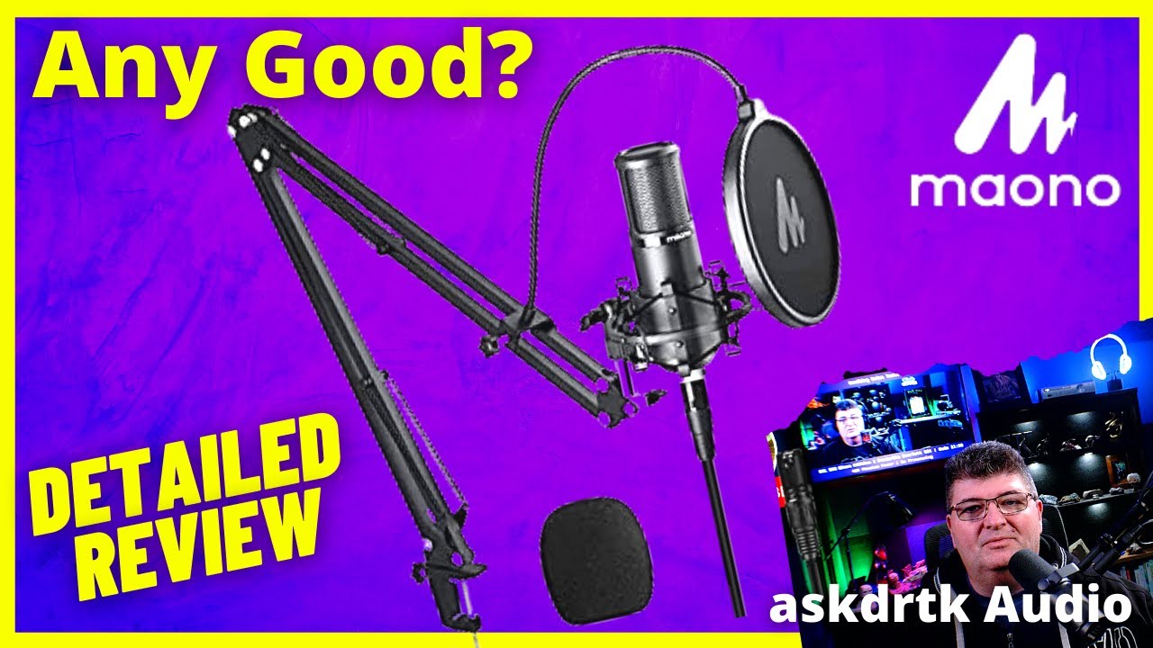Affordable XLR Condenser Mic Bundle - Maono AU-PM320S