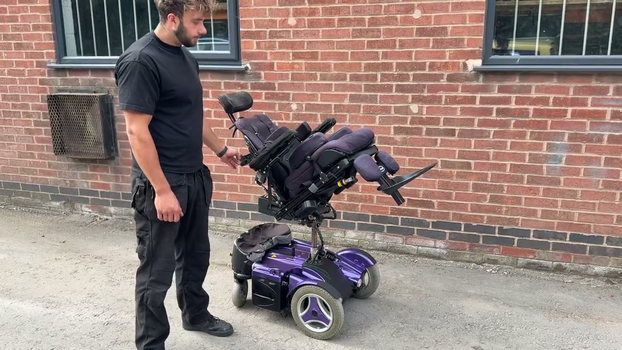 Permobil C400 Lie Down Rising Electric Wheelchair Demonstration and Review