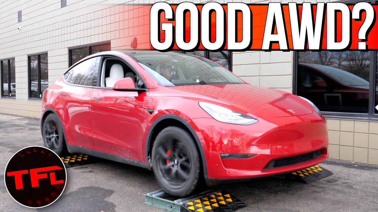 Does Tesla Build a Good AWD System? We Put The Model Y On The TFL Slip Test To Find Out!