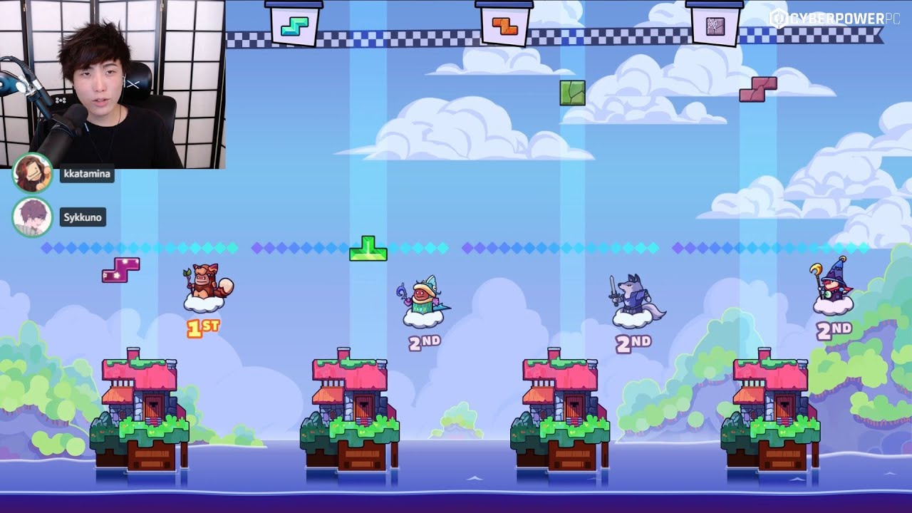 [2021/08/15] casual game with friens (Tricky Towers, THE GAME OF LIFE 2)