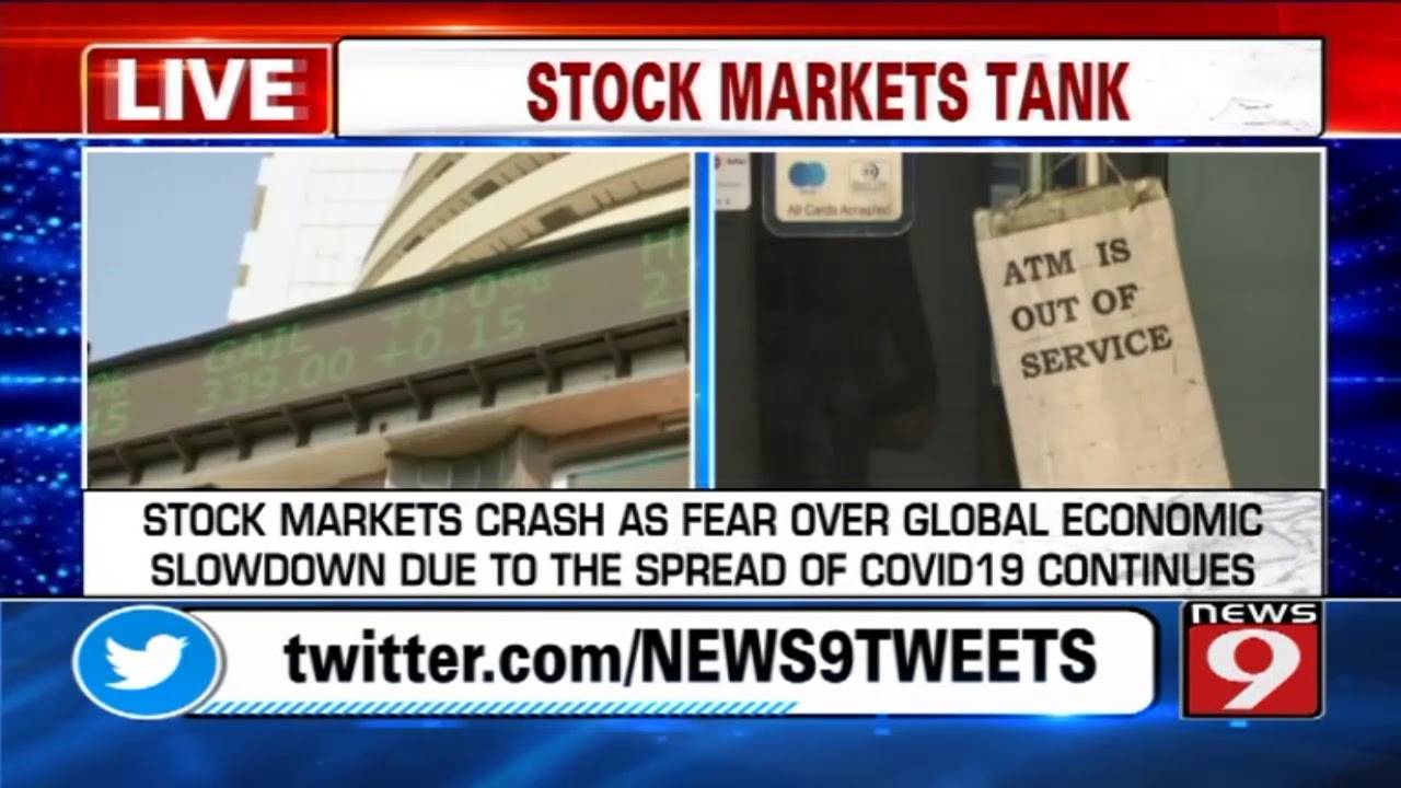 Stock markets tank over COVID-19 scare