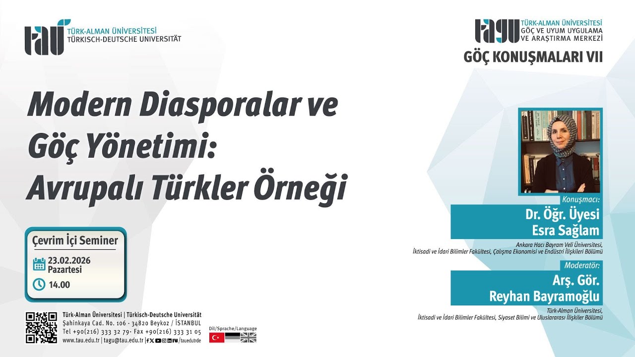 Modern Diasporalar ve G&ouml;&ccedil; Y&ouml;netimi: Avrupalı T&uuml;rkler &Ouml;rneği