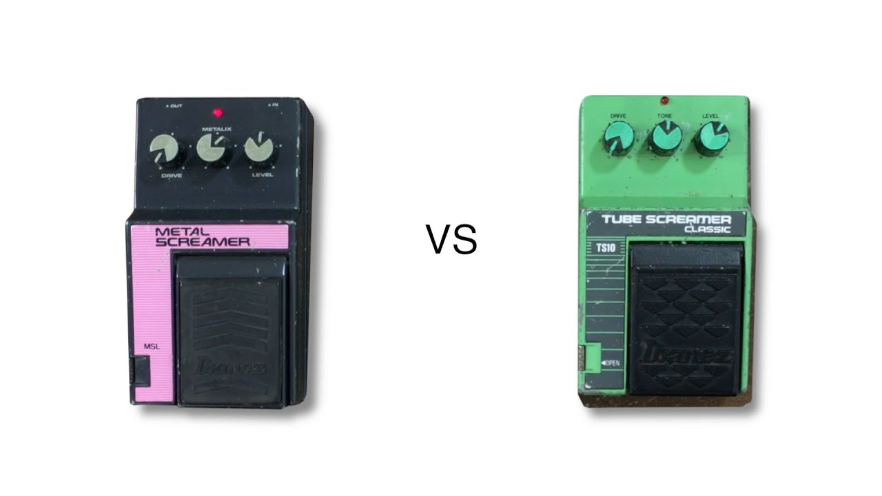 Ibanez Tube Screamer TS10 vs Ibanez Metal Screamer