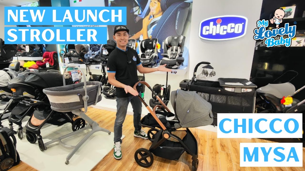 【ОБЗОР】Детская коляска Chicco Mysa с ​​поворотом в обе стороны | My Lovely Baby