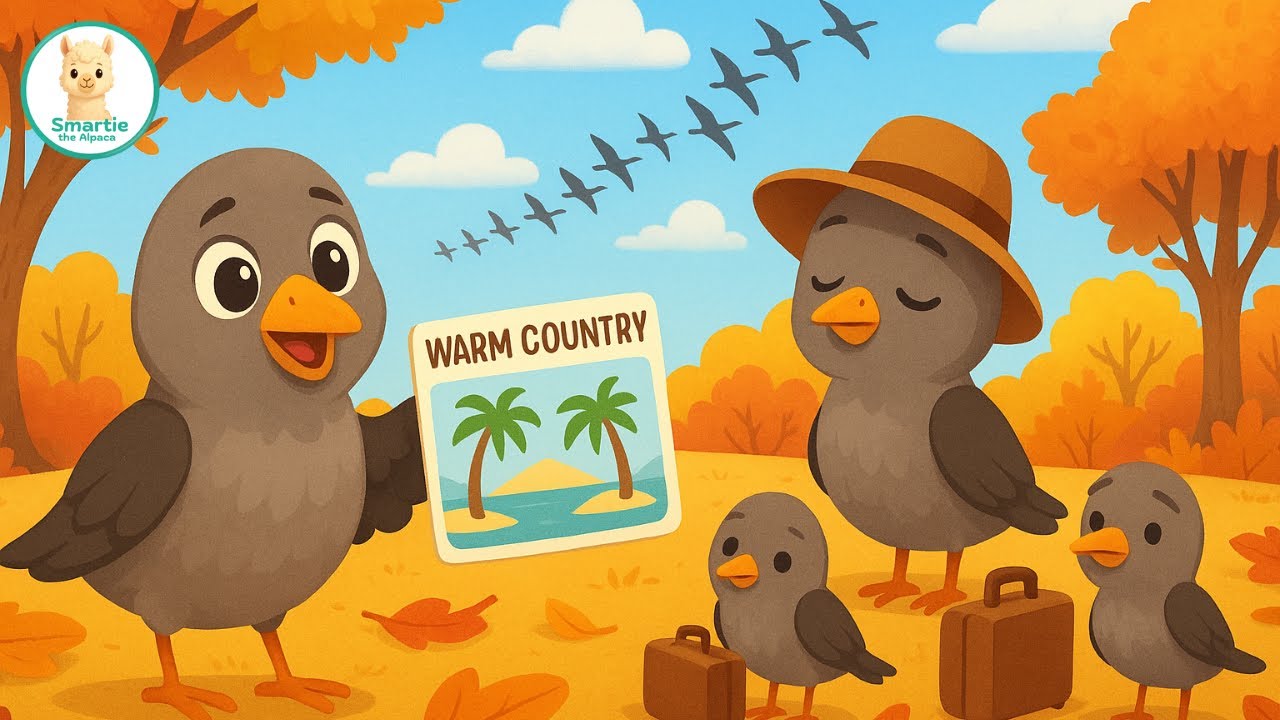 Where Are All the Birds Gone? 🐦🍂 Migration Explained! | Smartie the Alpaca