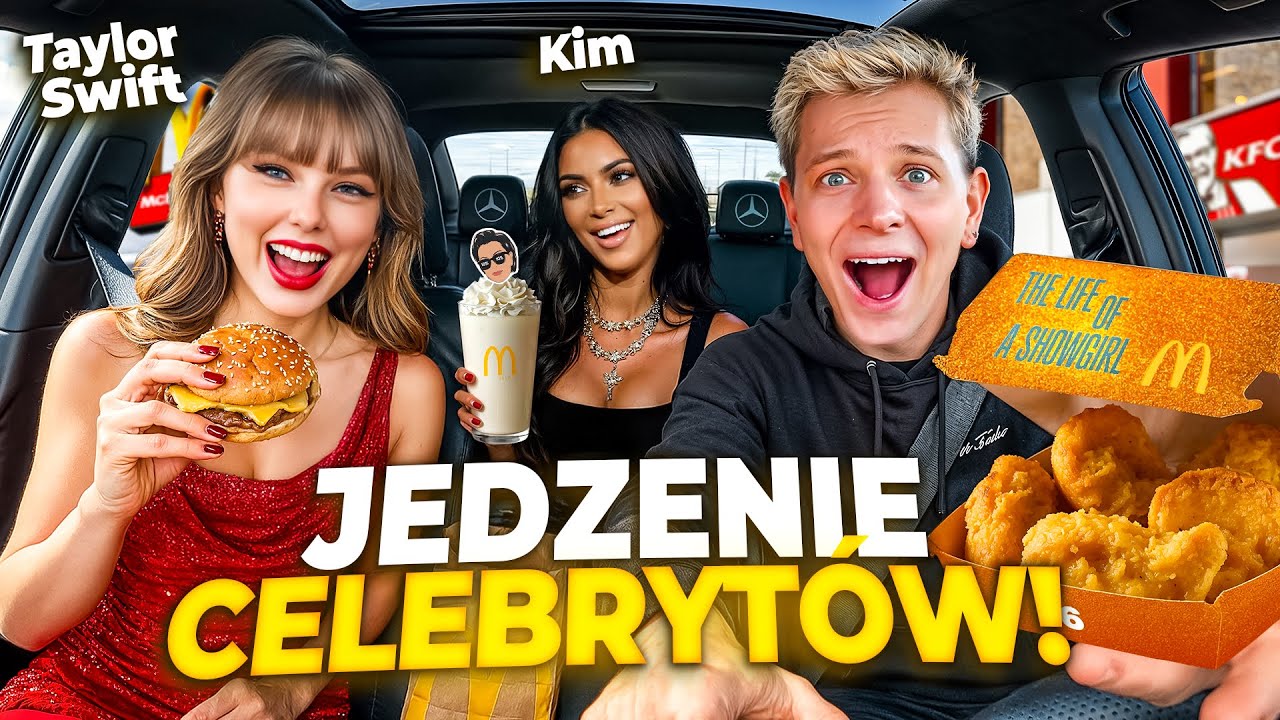 TESTUJĘ ULUBIONE JEDZENIE CELEBRYTÓW Z FAST FOODÓW 😱🌟| Dominik Rupiński