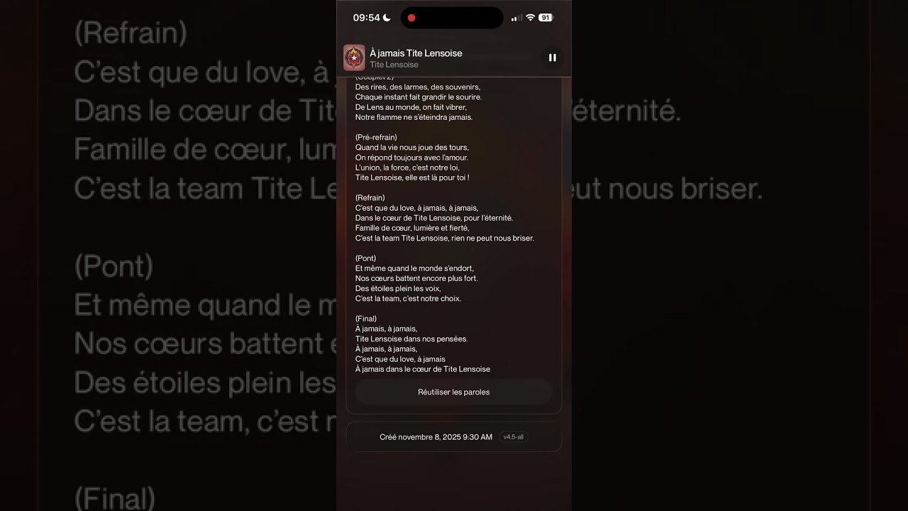 &Agrave; jamais Tite Lensoise 🫶🏻