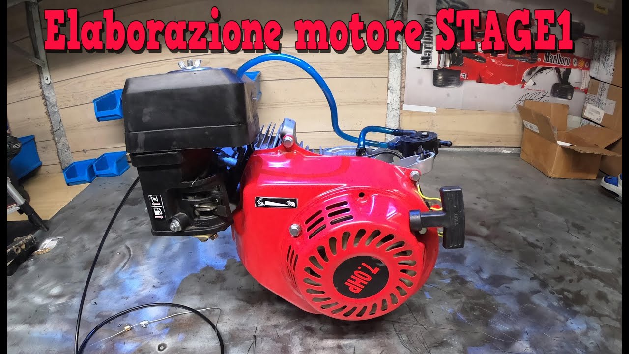 Elaborazione del motore kart 4T (10cv, a 6000 giri/min circa): Racing for fun Ep.4
