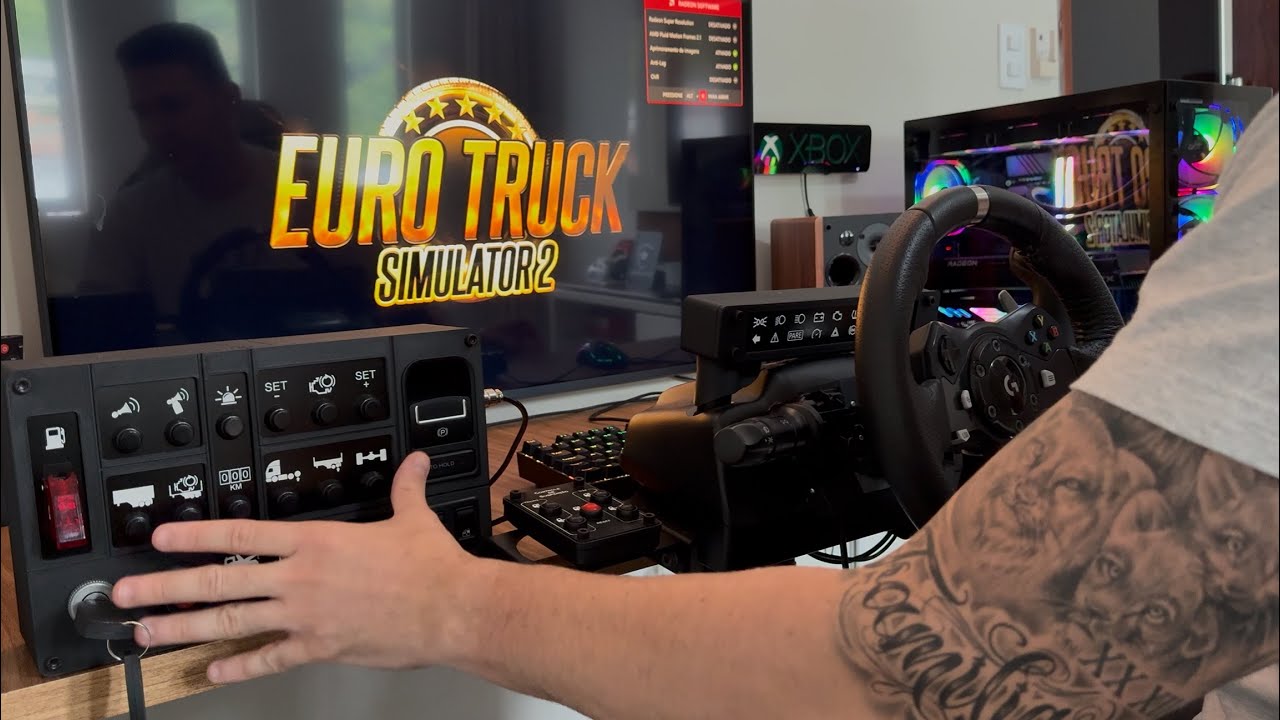 SETUP GAMER REALISTA ETS2 EM DETALHES!