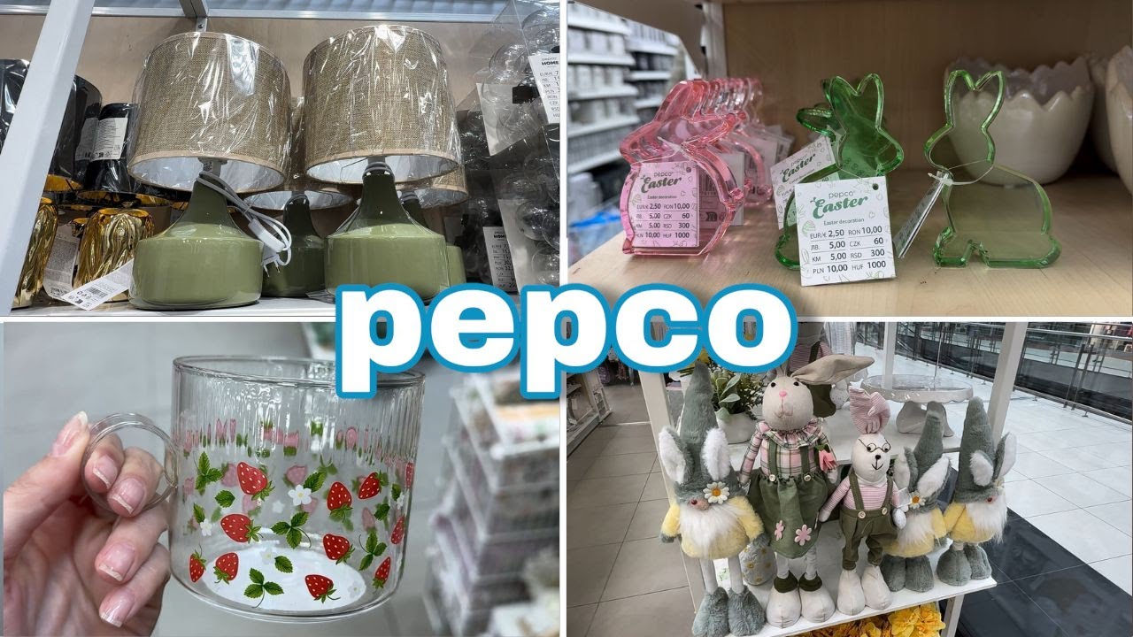 PEPCO🔥 Mega szklanki❗Nowe lampy❗Dekoracje wielkanocne ❗