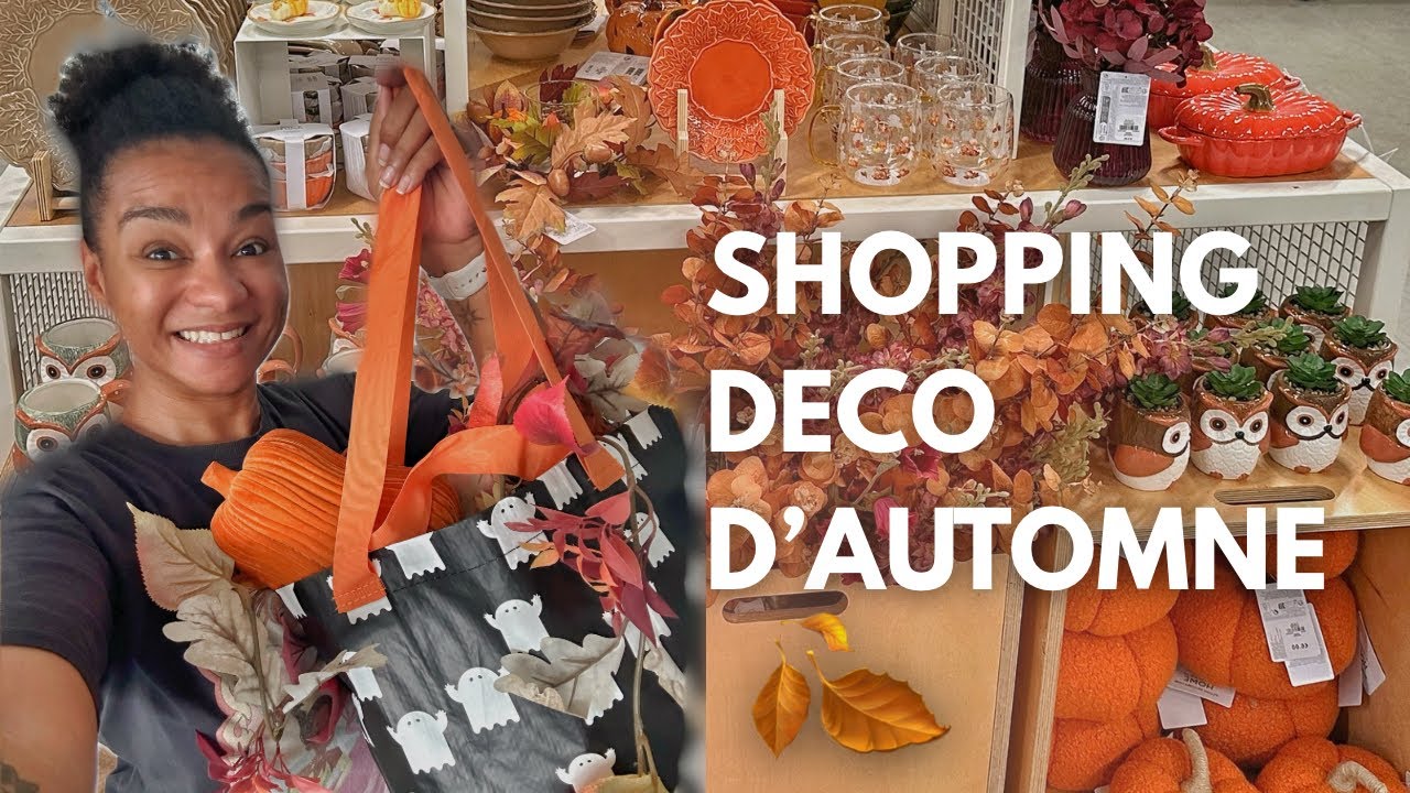 SHOPPING | Décoration automne 2025 (et un peu d'Halloween). Allez viens on va faire les boutiques !