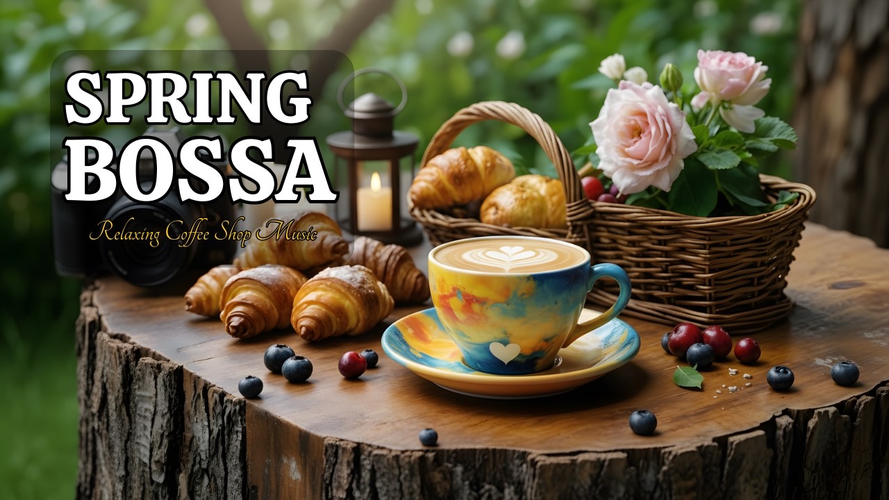 Spring Jazz Cafe 🌸 Elegant Bossa Nova Instrumental for a Fresh Start Days