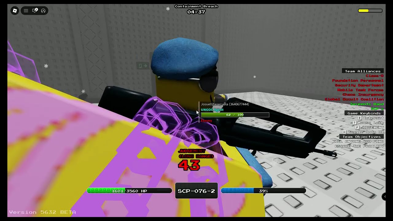 SCP retroBreach SCP-076-2 Gameplay