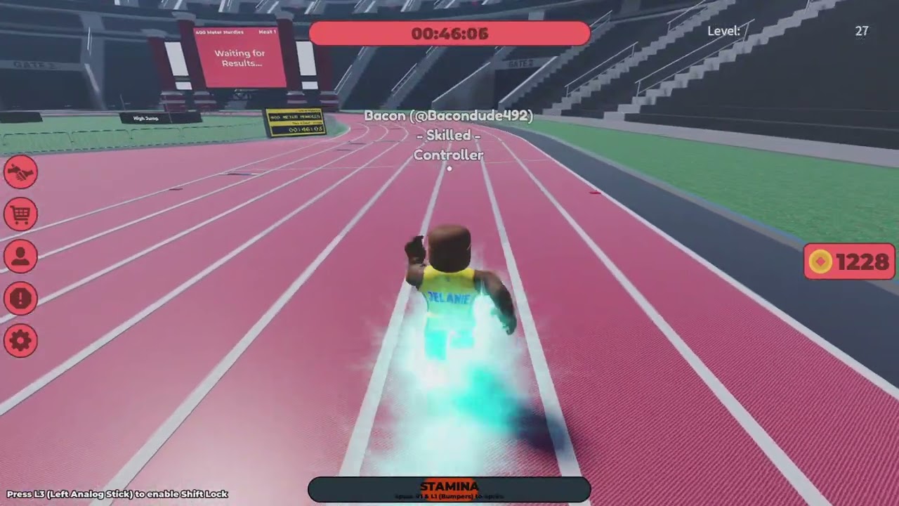 Cooking in track & field Infinite