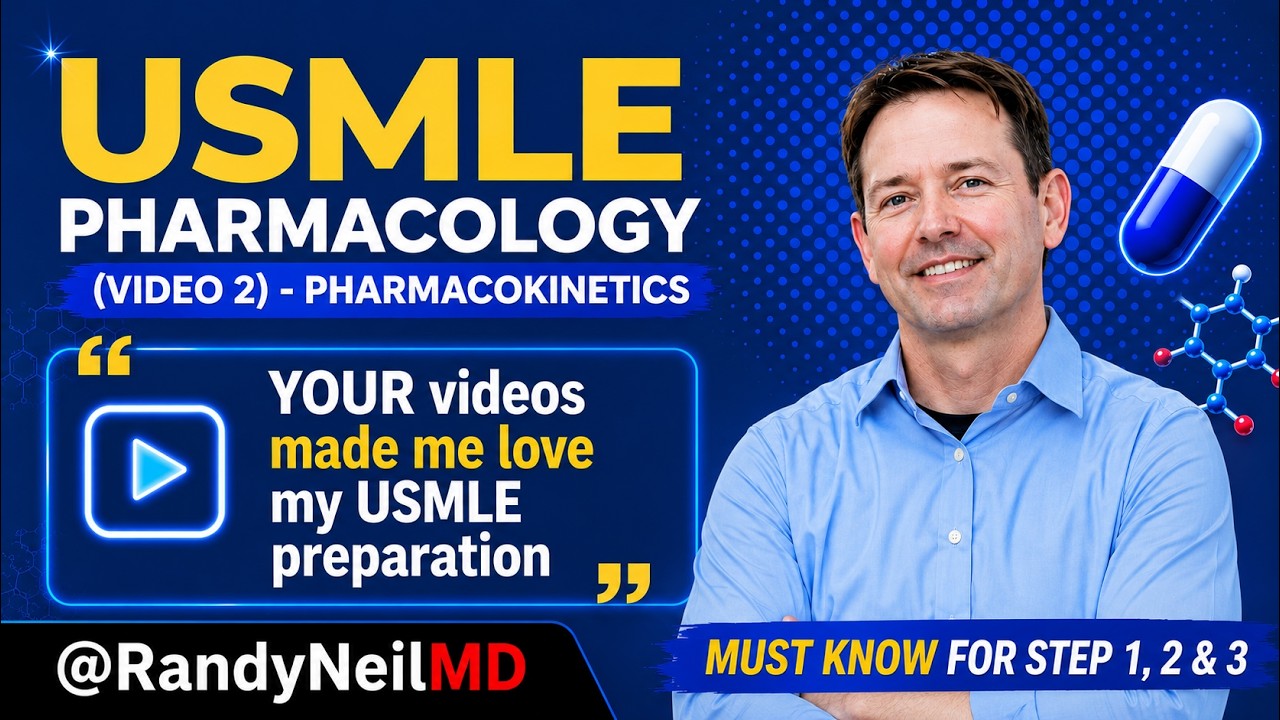USMLE STEP 1: PHARMACOLOGY (VIDEO 2) - PHARMACOKINETICS. CONTINUED...