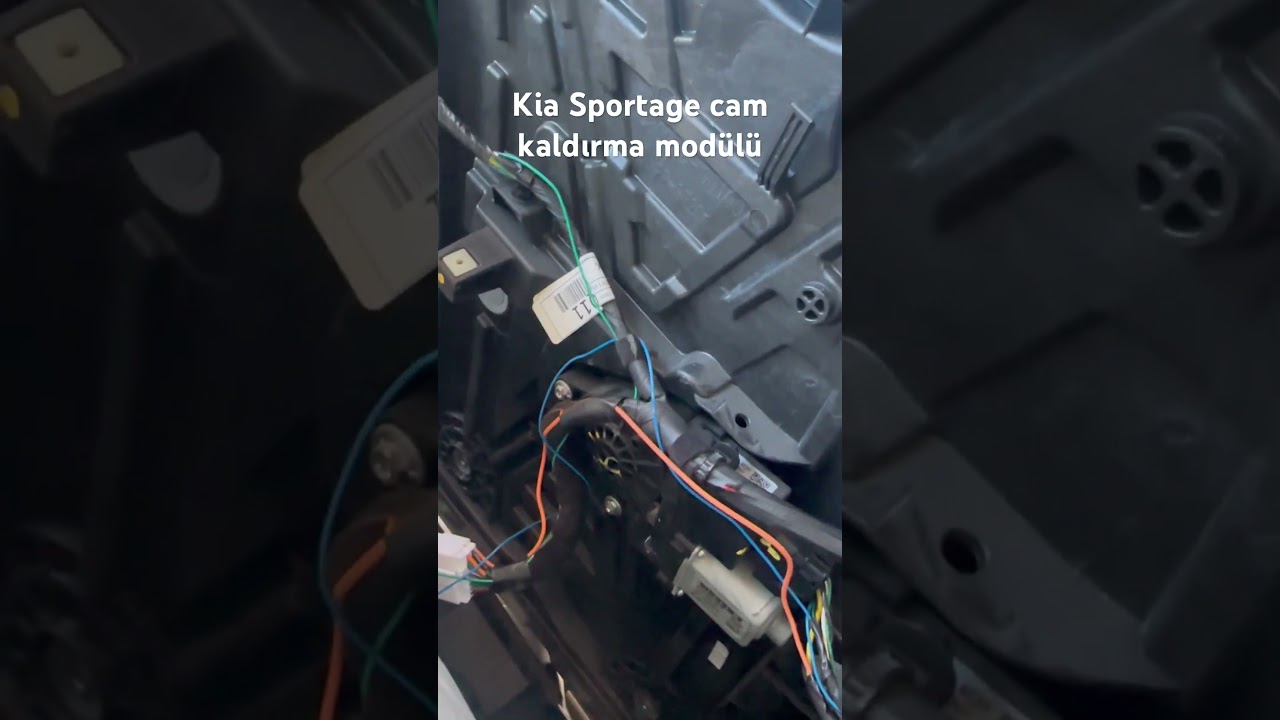 Kia Sportage cam kaldırma mod&uuml;l montajı