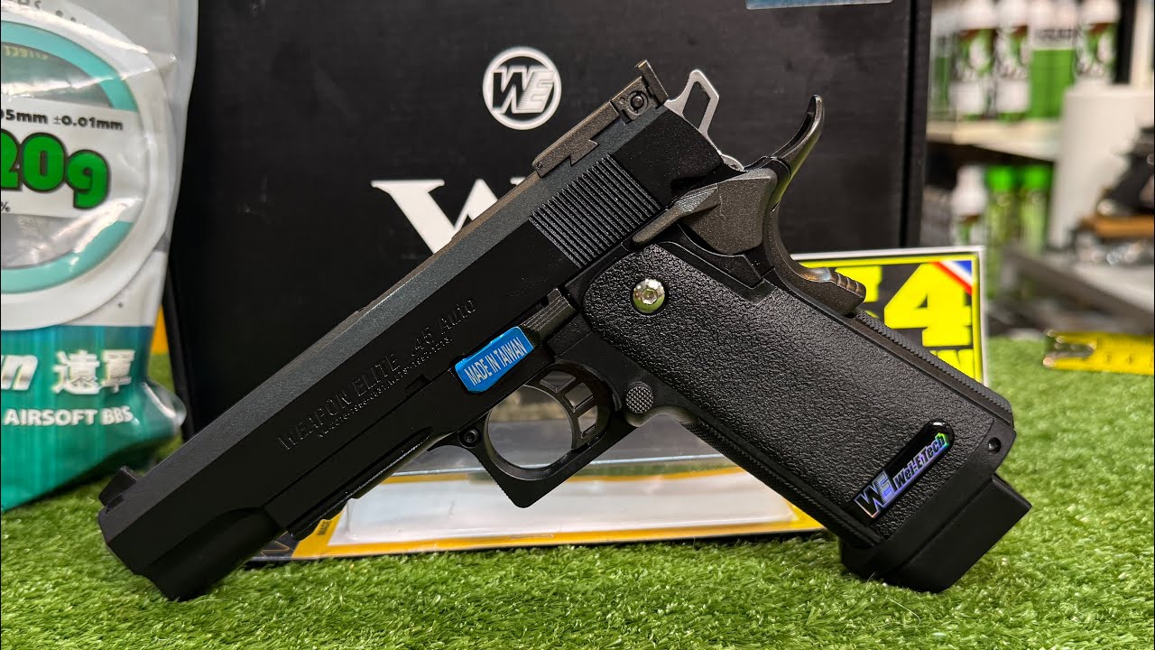 HICAPA 5.1 R  WE 🇹🇼ไต้หวัน โมเดล2011 ใหม่ล่าสุดในรุ่นปืนอัดแก๊ส Hicapa5.1Rสไลด์โลหะยิงแก๊สแรงสบายๆ