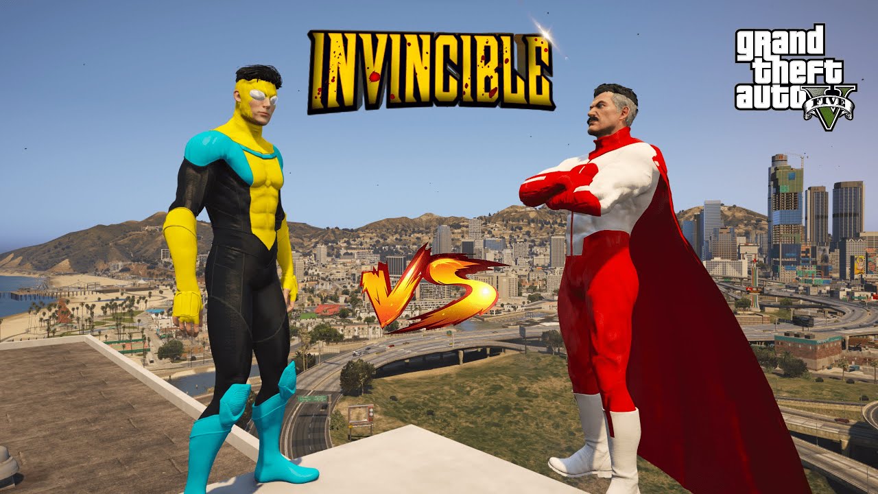 Omniman vs Invincible GTA 5 #gta5 #gta5mods #invincible