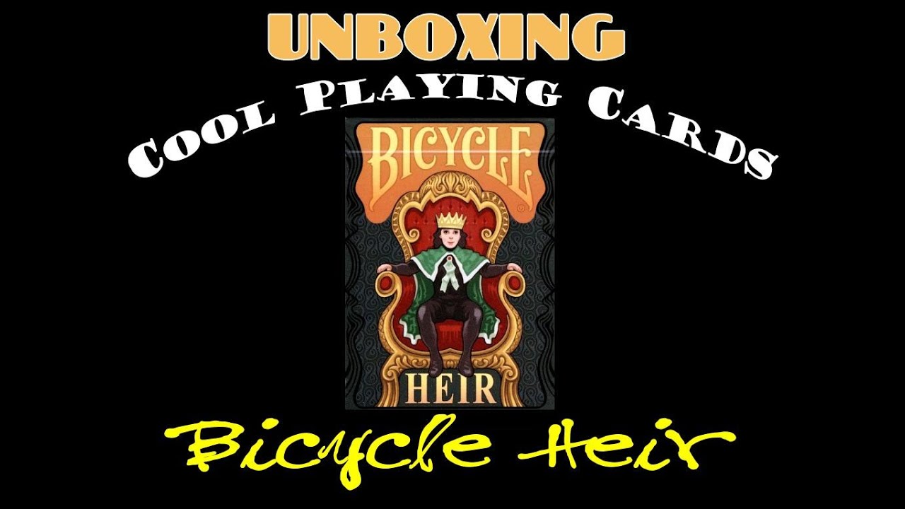 Unboxing Cool Playing Cards: Bicycle Heir