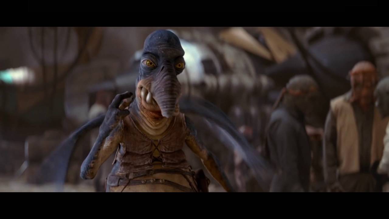 Qui-Gon Jinn and Watto decides Anakin's fate - (The Phantom Menace)