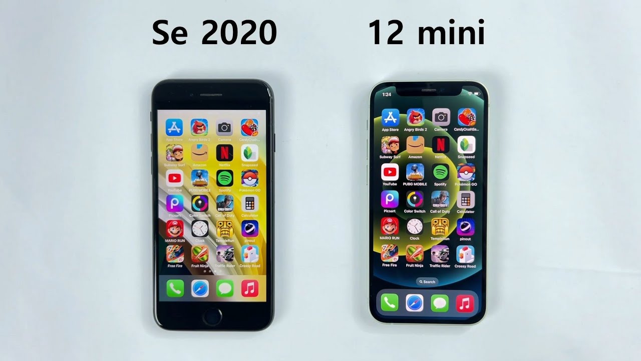 iPhone 12 mini vs iPhone SE 2020 - 2020 SPEED TEST!