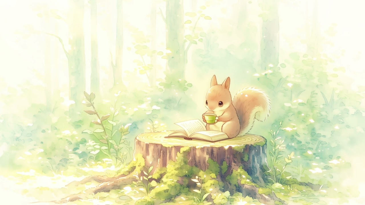 【朝活2時間】魔法の森のジムノペディ｜静かな朝の集中Lo-Fi BGM｜サティのアレンジで整う勉強・作業用