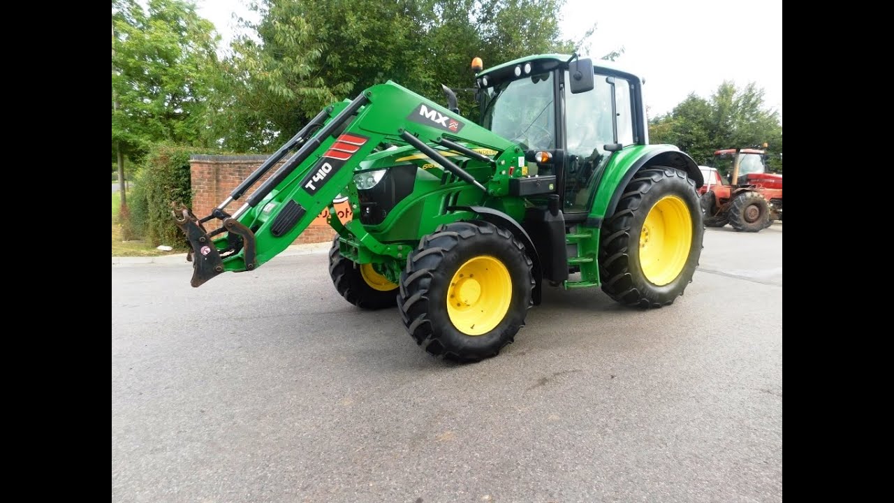 JOHN DEERE 6115M & MX T410 LOADER