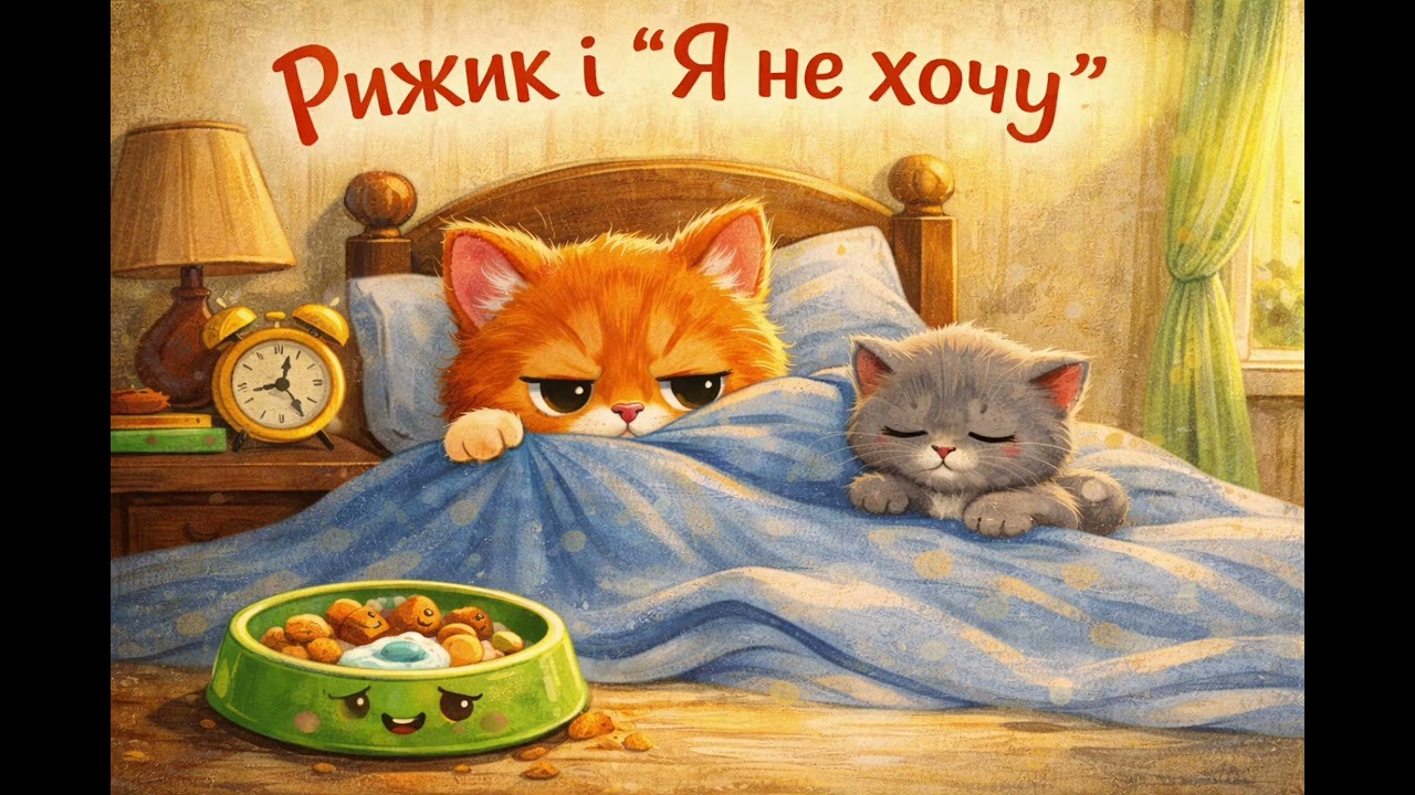 Казка про котика Рижика і “Я не хочу” 🐱✨ | Терапевтична казка для дітей 6–9 років