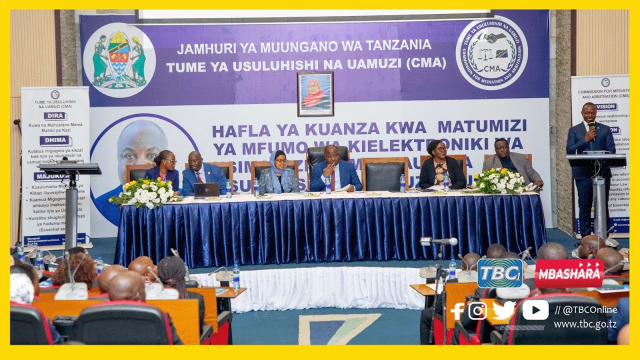 🔴#TBCLIVE: HAFLA YA UZINDUZI WA MFUMO WA E-UTATUZI