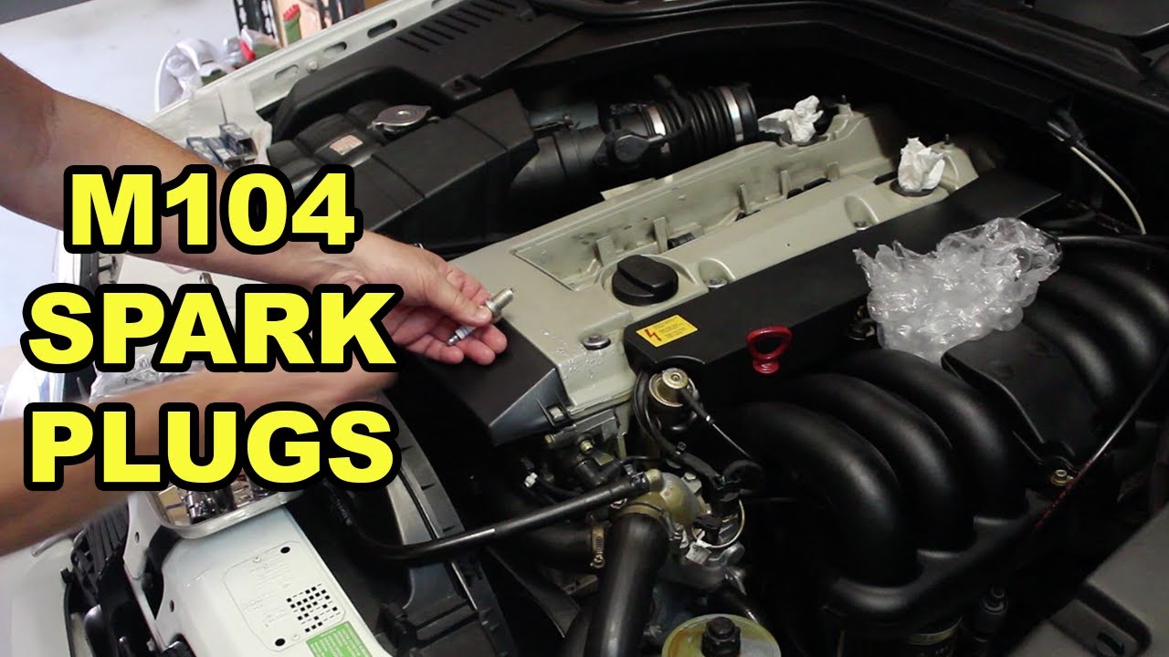 Mercedes Benz M104 Spark Plug Change (W140)