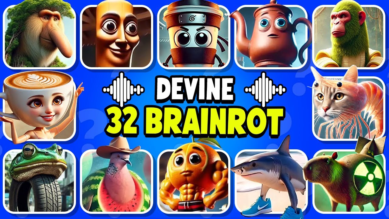 🔊 Devine les Animaux BRAINROT ITALIENS et INDONÉSIENS en 1 Seconde 🩰🐊